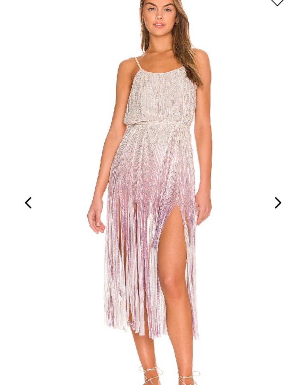 Sundress Nicole Pink Ombre Sequin Mini Dress REVOLVE